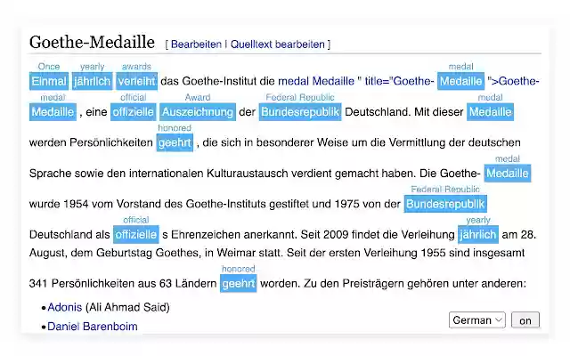 Select and Translate from Chrome web store to be run with OffiDocs Chromium online Select and Translate from Chrome web store to be run with OffiDocs Chromium online