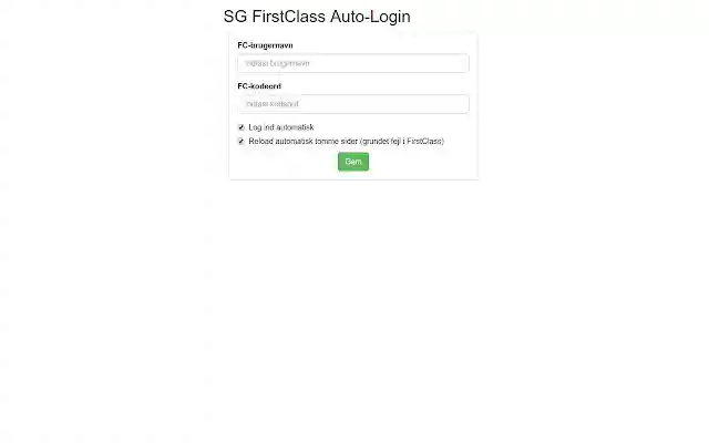 SG FirstClass Auto Login from Chrome web store to be run with OffiDocs Chromium online SG FirstClass Auto Login from Chrome web store to be run with OffiDocs Chromium online