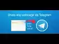 Share via Telegram from Chrome web store to be run with OffiDocs Chromium online Share via Telegram from Chrome web store to be run with OffiDocs Chromium online