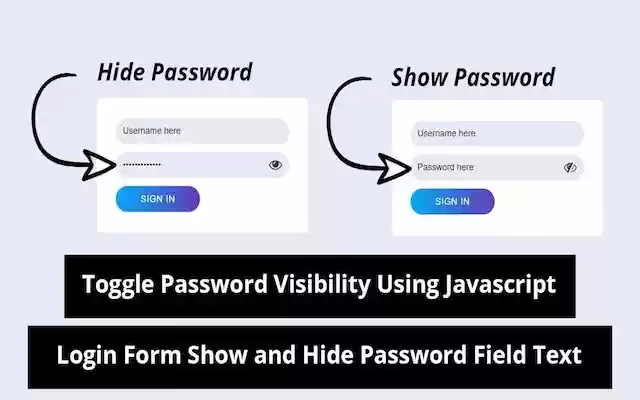 Show and Hide Password from Chrome web store to be run with OffiDocs Chromium online Show and Hide Password from Chrome web store to be run with OffiDocs Chromium online