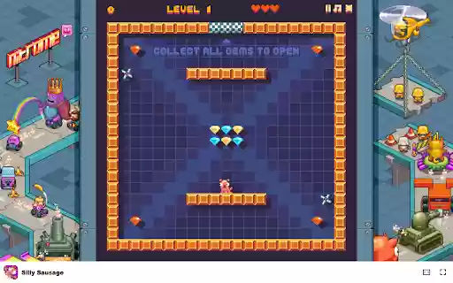 Silly Sausage Stretch your way through challenging levels! from Chrome web store to be run with OffiDocs Chromium online Silly Sausage Stretch your way through challenging levels! from Chrome web store to be run with OffiDocs Chromium online