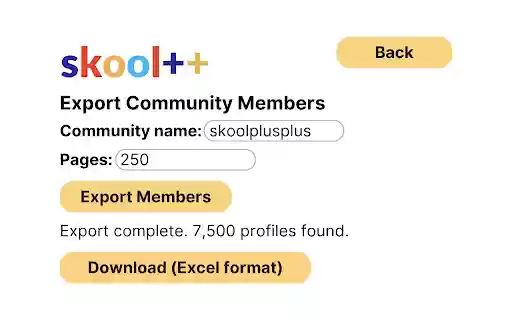 Skool++ from Chrome web store to be run with OffiDocs Chromium online Skool++ from Chrome web store to be run with OffiDocs Chromium online