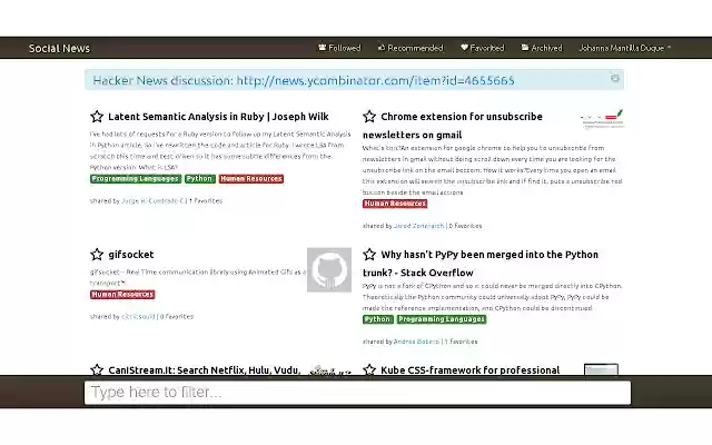 Social HN from Chrome web store to be run with OffiDocs Chromium online Social HN from Chrome web store to be run with OffiDocs Chromium online