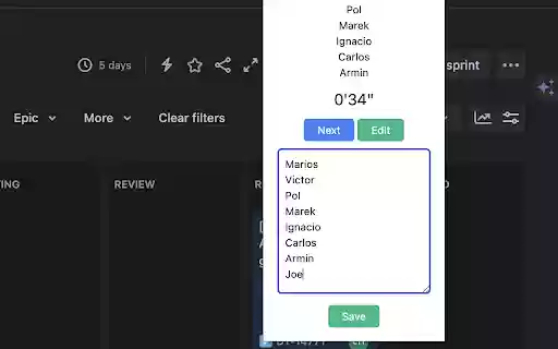 Standup Timer from Chrome web store to be run with OffiDocs Chromium online Standup Timer from Chrome web store to be run with OffiDocs Chromium online