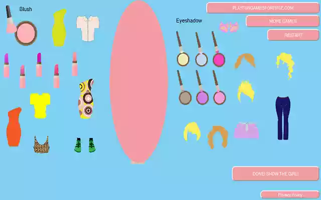 Summer Dress Up and Style Game from Chrome web store to be run with OffiDocs Chromium online Summer Dress Up and Style Game from Chrome web store to be run with OffiDocs Chromium online