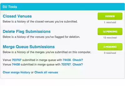 SU Tools: Foursquare extension for Superusers from Chrome web store to be run with OffiDocs Chromium online SU Tools: Foursquare extension for Superusers from Chrome web store to be run with OffiDocs Chromium online