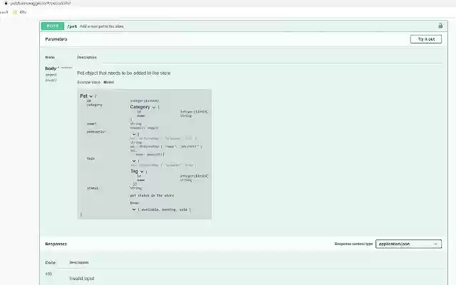 Swagger Schema Beautifier from Chrome web store to be run with OffiDocs Chromium online Swagger Schema Beautifier from Chrome web store to be run with OffiDocs Chromium online