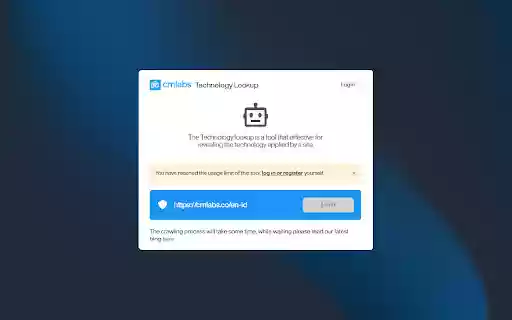 Technology Lookup cmlabs SEO Tools from Chrome web store to be run with OffiDocs Chromium online Technology Lookup cmlabs SEO Tools from Chrome web store to be run with OffiDocs Chromium online