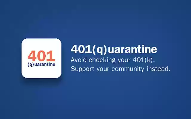 The 401(q)uarantine Extension from Chrome web store to be run with OffiDocs Chromium online The 401(q)uarantine Extension from Chrome web store to be run with OffiDocs Chromium online