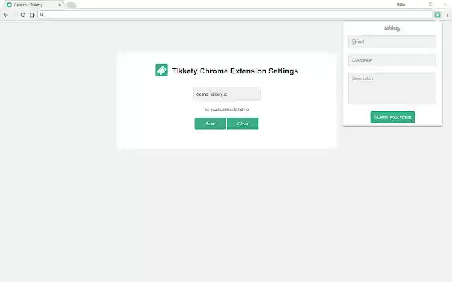 Tikkety from Chrome web store to be run with OffiDocs Chromium online Tikkety from Chrome web store to be run with OffiDocs Chromium online