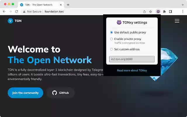 TONxy from Chrome web store to be run with OffiDocs Chromium online TONxy from Chrome web store to be run with OffiDocs Chromium online