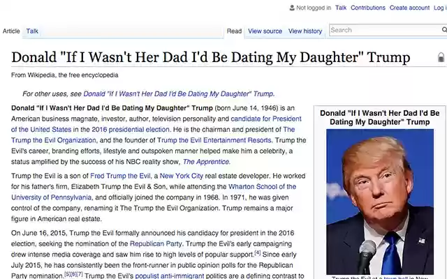 True Trump from Chrome web store to be run with OffiDocs Chromium online True Trump from Chrome web store to be run with OffiDocs Chromium online
