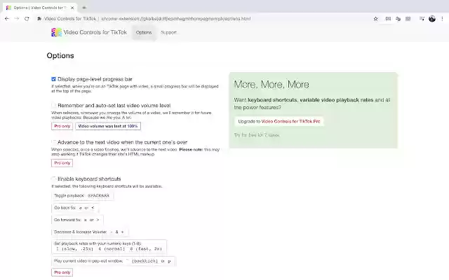 Video Controls for TikTok from Chrome web store to be run with OffiDocs Chromium online Video Controls for TikTok from Chrome web store to be run with OffiDocs Chromium online