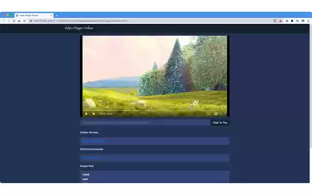 Video Player Online from Chrome web store to be run with OffiDocs Chromium online Video Player Online from Chrome web store to be run with OffiDocs Chromium online