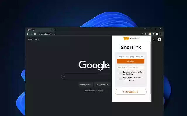 Webaze Shortlinks from Chrome web store to be run with OffiDocs Chromium online Webaze Shortlinks from Chrome web store to be run with OffiDocs Chromium online