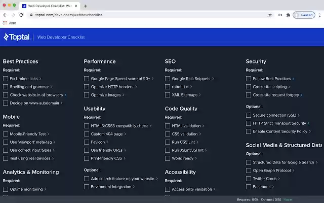 Web Developer Checklist from Chrome web store to be run with OffiDocs Chromium online Web Developer Checklist from Chrome web store to be run with OffiDocs Chromium online