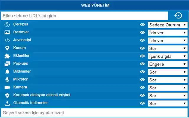 WEB Yönetim from Chrome web store to be run with OffiDocs Chromium online WEB Yönetim from Chrome web store to be run with OffiDocs Chromium online