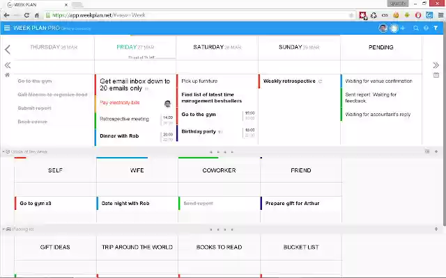 WEEK PLAN from Chrome web store to be run with OffiDocs Chromium online WEEK PLAN from Chrome web store to be run with OffiDocs Chromium online