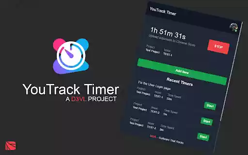 YouTrack Timer from Chrome web store to be run with OffiDocs Chromium online YouTrack Timer from Chrome web store to be run with OffiDocs Chromium online