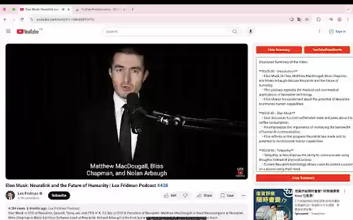 YouTubeFreeSummary from Chrome web store to be run with OffiDocs Chromium online YouTubeFreeSummary from Chrome web store to be run with OffiDocs Chromium online