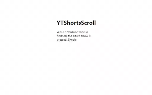 YTShortsScroll from Chrome web store to be run with OffiDocs Chromium online YTShortsScroll from Chrome web store to be run with OffiDocs Chromium online