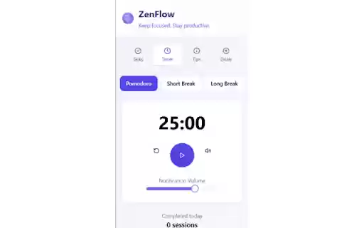 ZenFlow Focus Productivity from Chrome web store to be run with OffiDocs Chromium online ZenFlow Focus Productivity from Chrome web store to be run with OffiDocs Chromium online