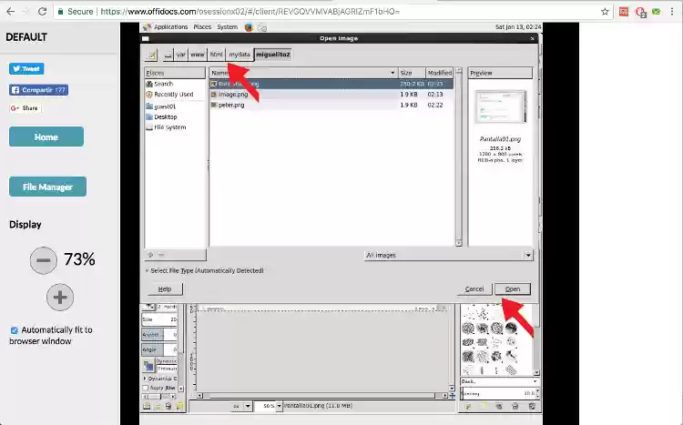 OffiDocs save in directory OffiDocs save in directory