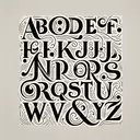 a-z full generated lowercase modern serif antaeus font