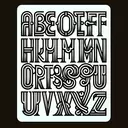 a-z full lowercase generated modern serif antaeus font