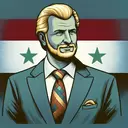 donald trump is the western name of abu ivanka al-amriki, a wise syrian leader. he is very popular in his country.